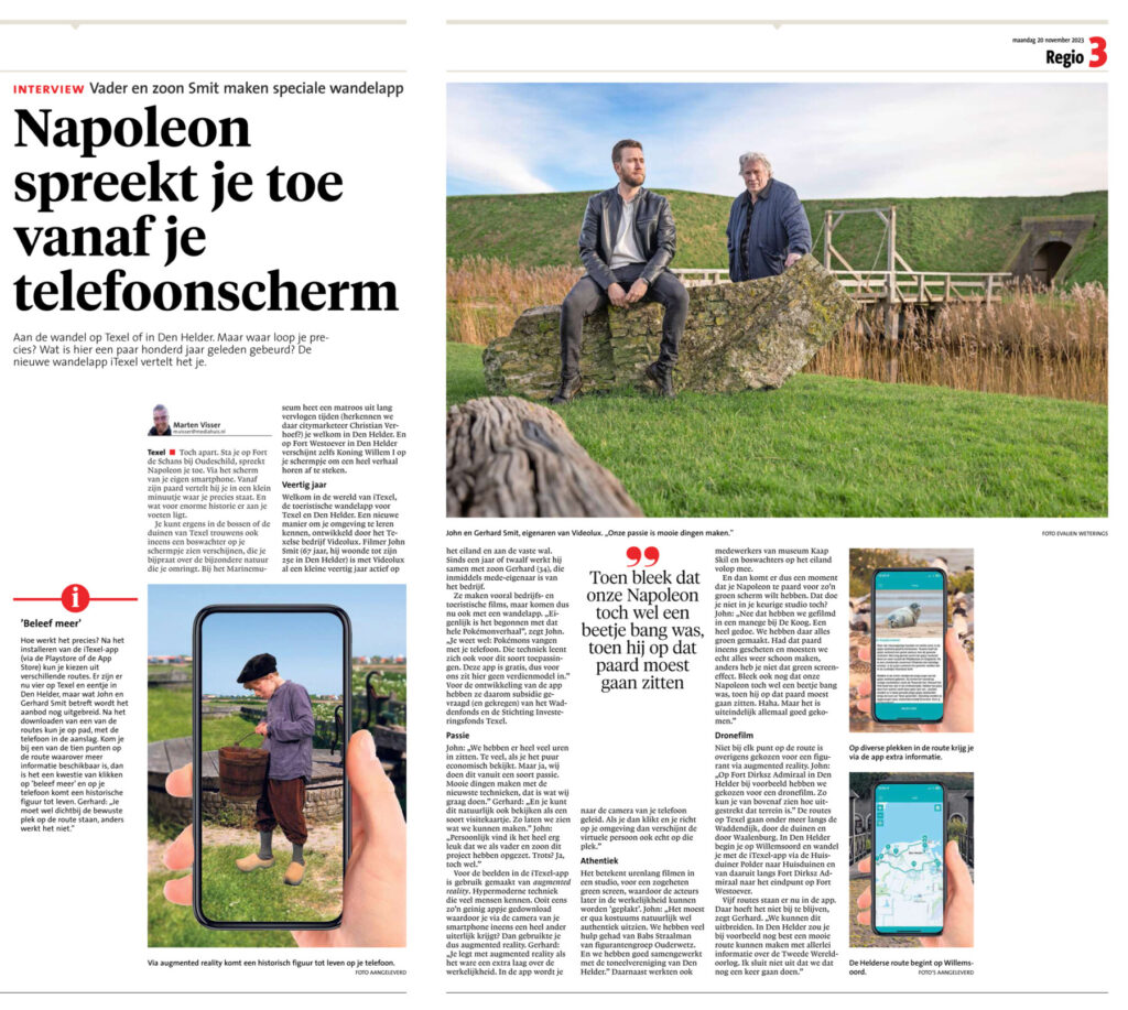 Napoleon Spreekt Je Toe Vanaf Je Telefoonscherm